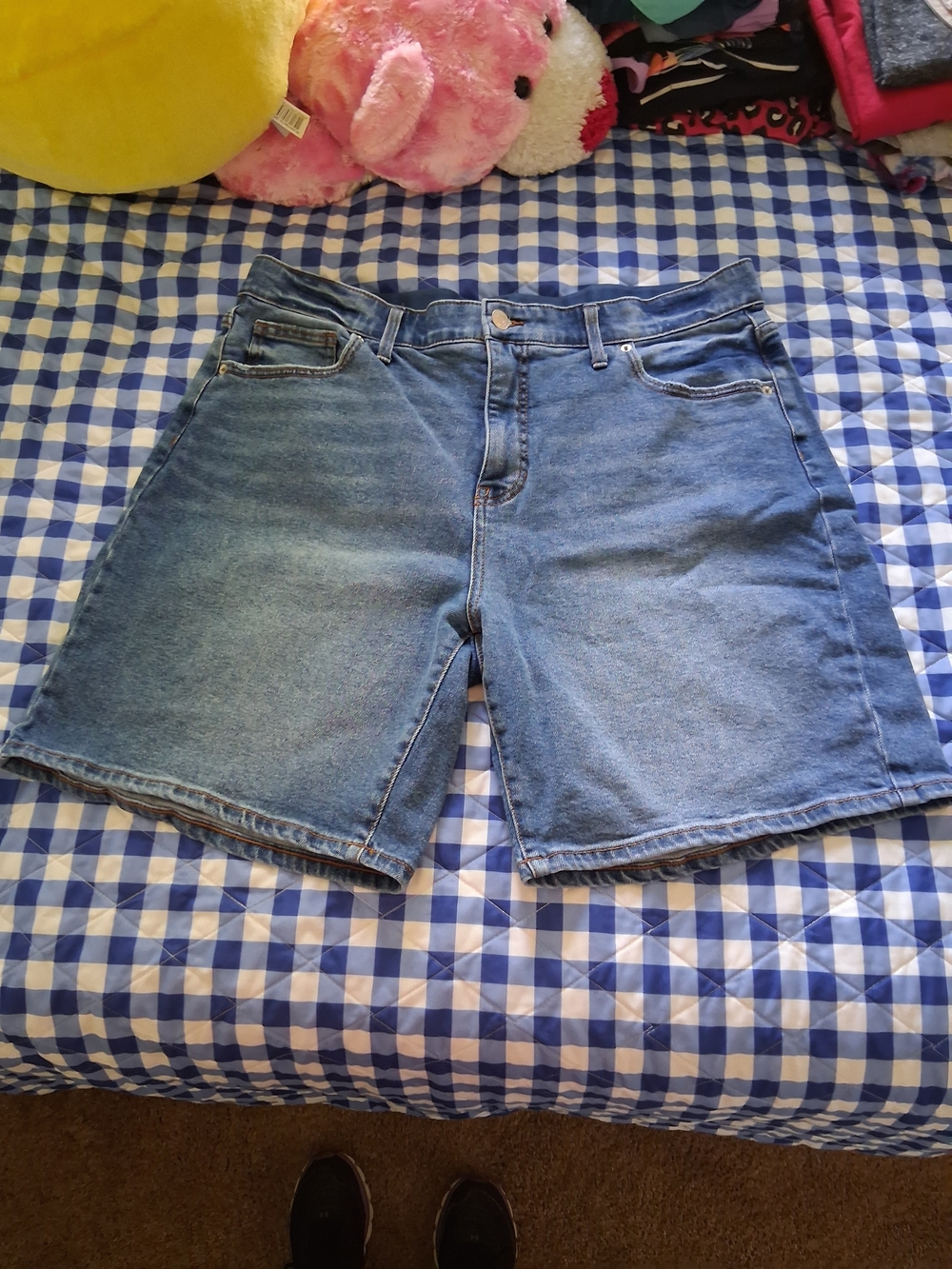 Terra & Sky Light Blue Denim Shorts